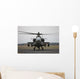 Ah-64 Apache Helicopter Runway Wall Decal Design 7