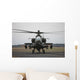 Ah-64 Apache Helicopter Runway Wall Decal Design 7