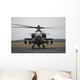 Ah-64 Apache Helicopter Runway Wall Decal Design 7
