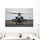 Ah-64 Apache Helicopter Runway Wall Decal Design 7