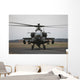 Ah-64 Apache Helicopter Runway Wall Decal Design 7