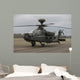 Ah-64 Apache Helicopter Runway Wall Decal Design 6