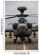 Ah-64 Apache Helicopter Runway Wall Decal Design 5