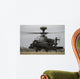 Ah-64 Apache Helicopter Runway Wall Decal Design 4