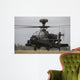 Ah-64 Apache Helicopter Runway Wall Decal Design 4