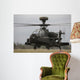 Ah-64 Apache Helicopter Runway Wall Decal Design 4