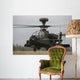 Ah-64 Apache Helicopter Runway Wall Decal Design 4