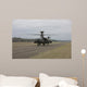 Ah-64 Apache Helicopter Runway Wall Decal Design 3