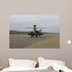 Ah-64 Apache Helicopter Runway Wall Decal Design 3