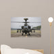 Ah-64 Apache Helicopter Runway Wall Decal Design 2
