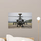 Ah-64 Apache Helicopter Runway Wall Decal Design 2