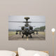 Ah-64 Apache Helicopter Runway Wall Decal Design 2