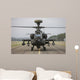 Ah-64 Apache Helicopter Runway Wall Decal Design 2