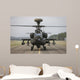 Ah-64 Apache Helicopter Runway Wall Decal Design 2