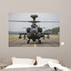 Ah-64 Apache Helicopter Runway Wall Decal Design 2