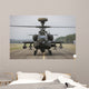 Ah-64 Apache Helicopter Runway Wall Decal Design 2