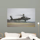 Ah-64 Apache Helicopter Midair Wall Decal Design 3