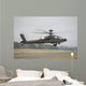 Ah-64 Apache Helicopter Midair Wall Decal Design 3