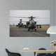 Ah-64 Apache Helicopter Runway Wall Decal Design 1