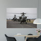 Ah-64 Apache Helicopter Runway Wall Decal Design 1