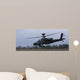 Ah-64 Apache Helicopter Midair Wall Decal Design 1