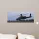 Ah-64 Apache Helicopter Midair Wall Decal Design 1