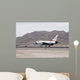 F-16c Thunderbird Sits Runway Wall Decal Design 1