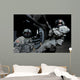 Crew Chief Sits Doorway Wall Decal Design 1