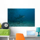 Large Bull Shark Bistro Turning Up Wall Decal
