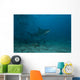 Large Bull Shark Bistro Turning Up Wall Decal