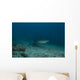 Large Bull Shark Bistro Murky Profile Wall Decal