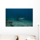 Large Bull Shark Bistro Murky Profile Wall Decal