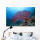Large Gorgonian Sea Fan Light Wall Decal