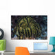 Yellow Crinoid Feather Star Wall Decal