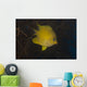 Golden Damselfish Swimming Soft Wall Decal