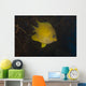 Golden Damselfish Swimming Soft Wall Decal