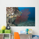 Large Red Gorgonian Sea Fanned Wall Decal