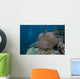 Diver Swims past Large Wall Decal