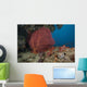 Large Red Gorgonian Sea Large Wall Decal