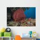 Large Red Gorgonian Sea Large Wall Decal