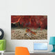 Large Red Gorgonian Sea Growing Down Wall Decal