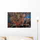 Schooling Scalefin Anthias Fish Wide Shot Wall Decal