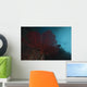 Large Red Gorgonian Sea Blue Wall Decal
