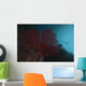 Large Red Gorgonian Sea Blue Wall Decal