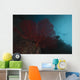 Large Red Gorgonian Sea Blue Wall Decal