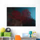 Large Red Gorgonian Sea  Dark Wall Decal