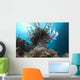Large Common Lionfish Swimming Light Wall Decal