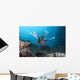 Large Common Lionfish Swimming Front Wall Decal