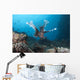Large Common Lionfish Swimming Front Wall Decal