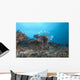 Large Common Lionfish Swimming Left Side Wall Decal